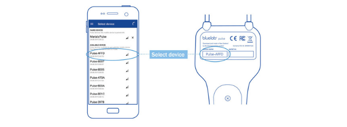 Connect the Pulse Meter to the Pulse app